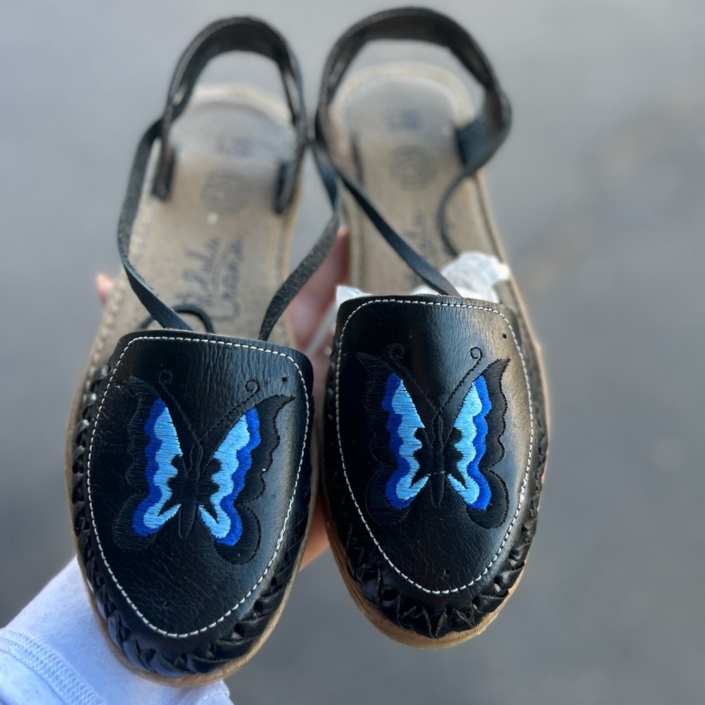 Butterfly Mexican huaraches
